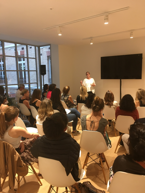 Une très belle rencontre ISTEC au Féminin avec Aude  FAREZ (ISTEC 2006), Responsable du Service Clients La Maison du Chocolat