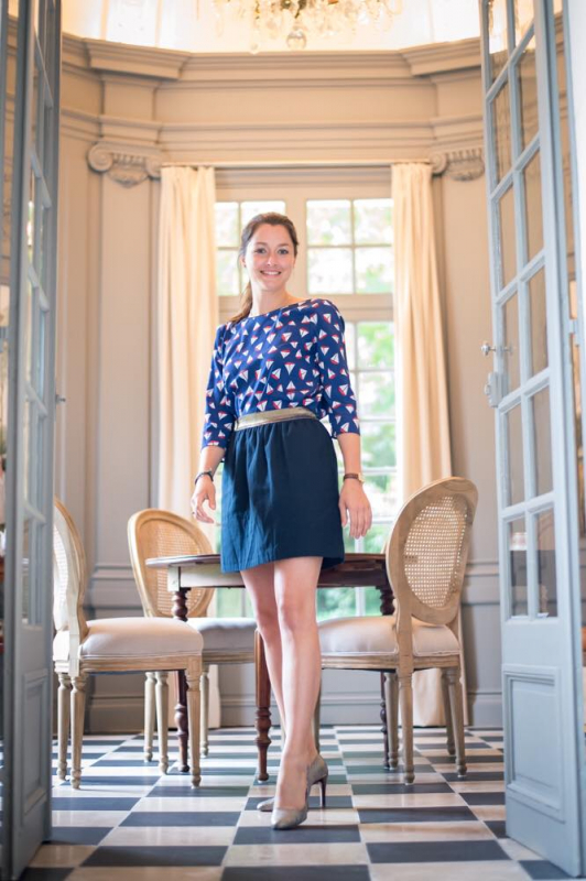 Commandez votre jupe demi-mesure Les Jupons de Louison, marque créée par Marine MONLOUBOU (ISTEC 2013)