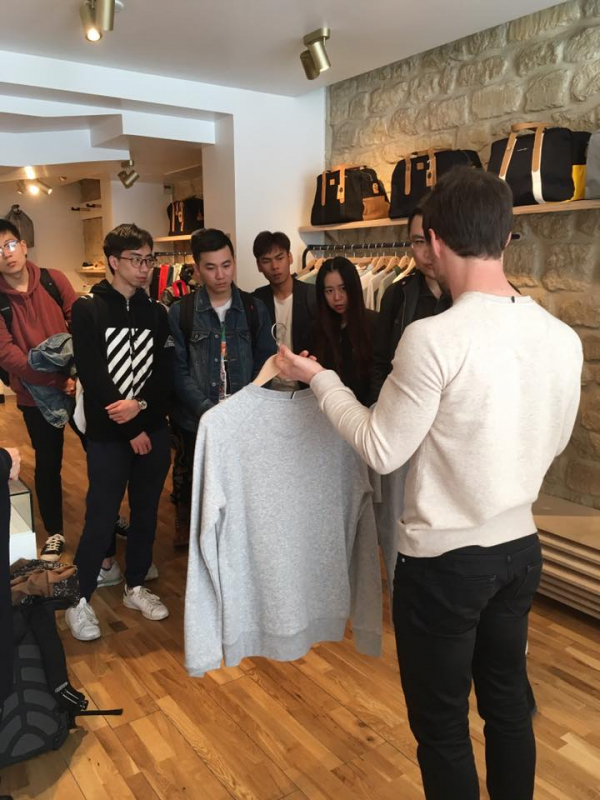 Visite d'une boutique Faguo avec les Bachelor Fashion Business